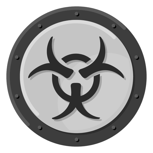 Biohazard Warnung PNG-Design