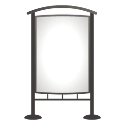 Blank outdoor advertising board PNG Design Transparent PNG