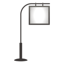 Blank pole hanging board Transparent PNG