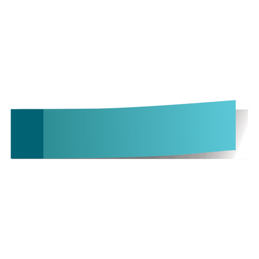 Marcador de notas adhesivas azul Diseño PNG