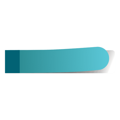 Blaue Haftnotizseitenmarkierung PNG-Design