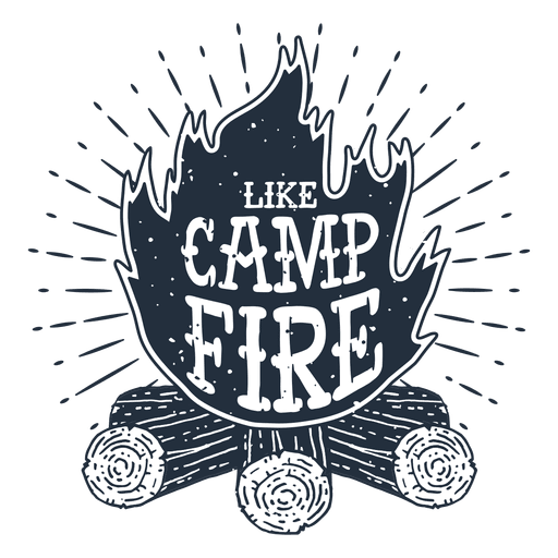 Lagerfeuer PNG-Design