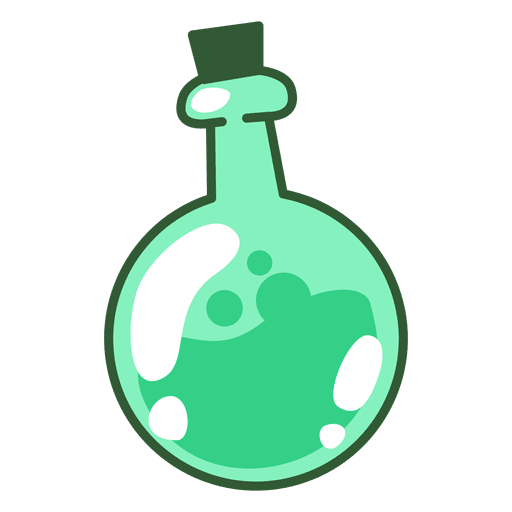 Chemistry flask illustration