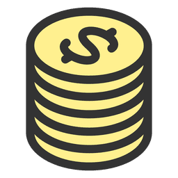 Coin Stack PNG & SVG Design For T-Shirts