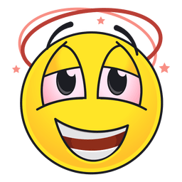 Emoticon fofo bêbado Desenho PNG