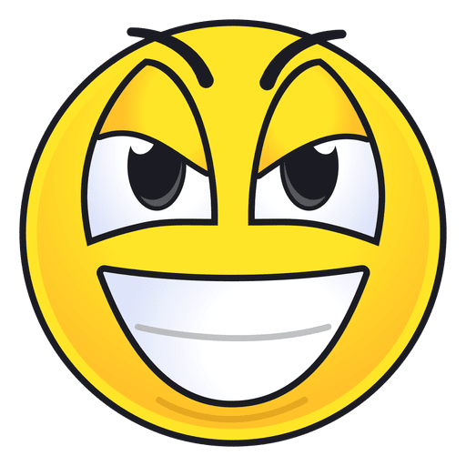 Emoticon lindo malvado sonrisa - Descargar PNG/SVG transparente