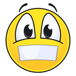Cute lips sealed emoticon Cute lips sealed emoticon