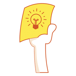 Nota de lâmpada Desenho PNG