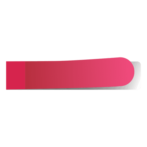 Marcador de p?gina de nota adhesiva rosa Diseño PNG