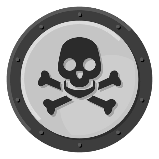 Poison warning PNG Design