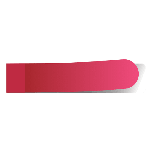 Red sticky note page marker PNG Design