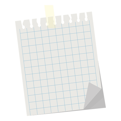 Squared sticky note PNG Design