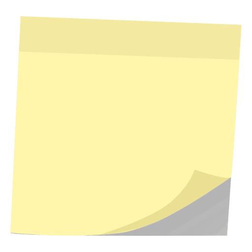 Nota amarilla Transparent PNG Nota amarilla Transparent PNG