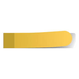 Marcador de página de nota adesiva amarela Desenho PNG
