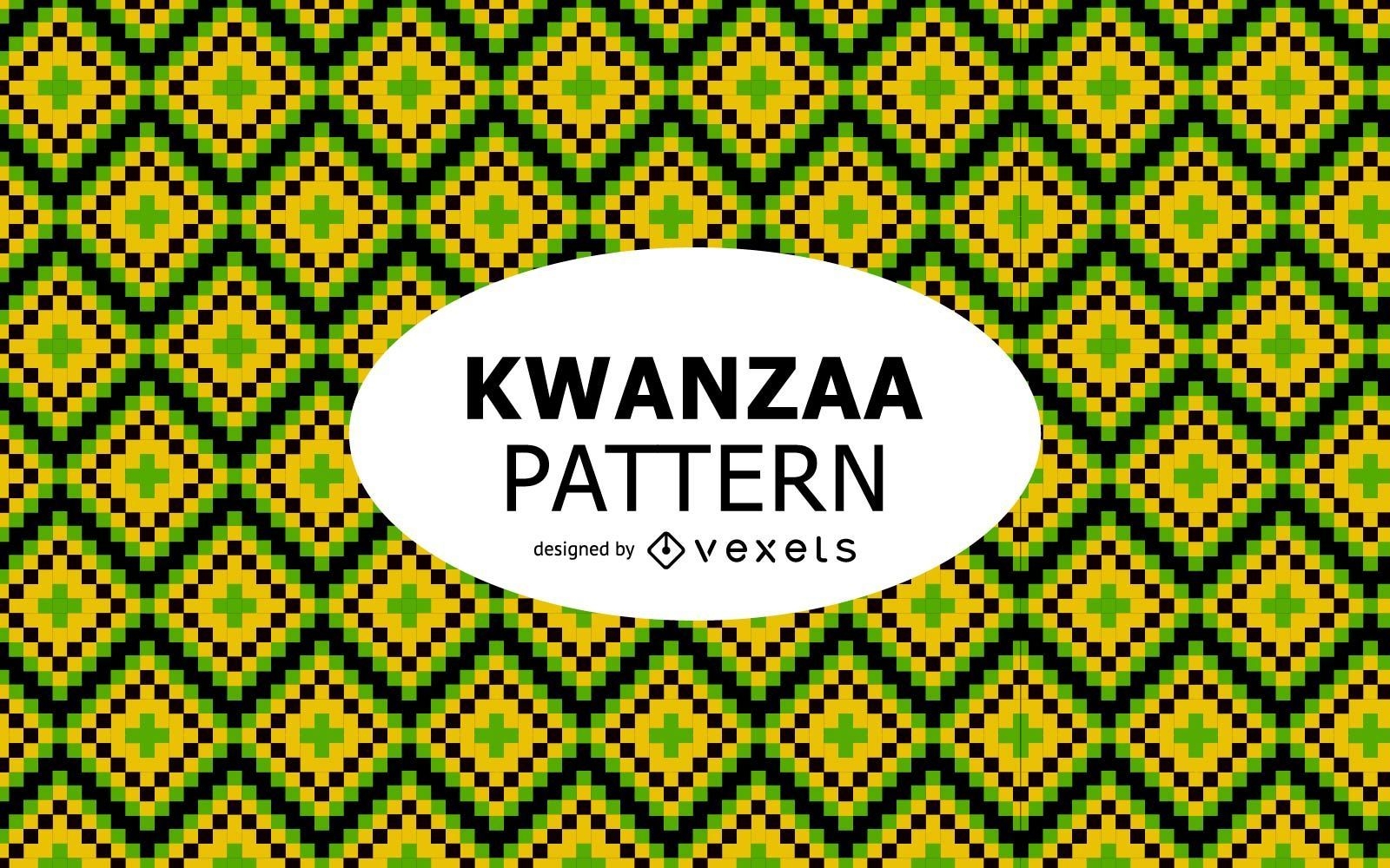 Tribal Kwanzaa pattern design