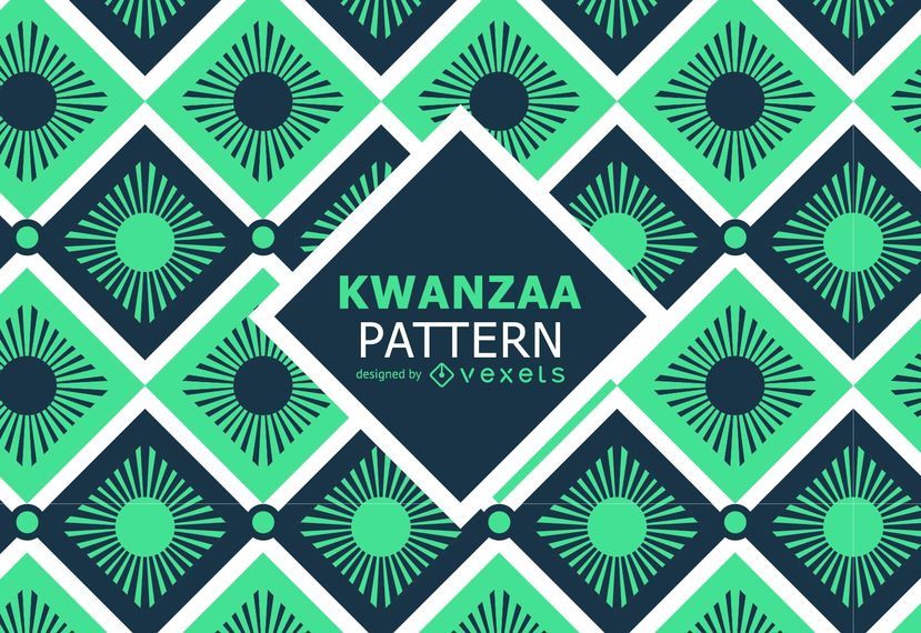 Retro tribal Kwanzaa pattern Retro tribal Kwanzaa pattern