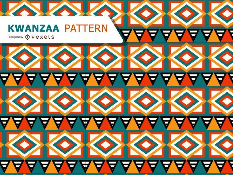 Stammesmuster für Kwanzaa Stammesmuster für Kwanzaa