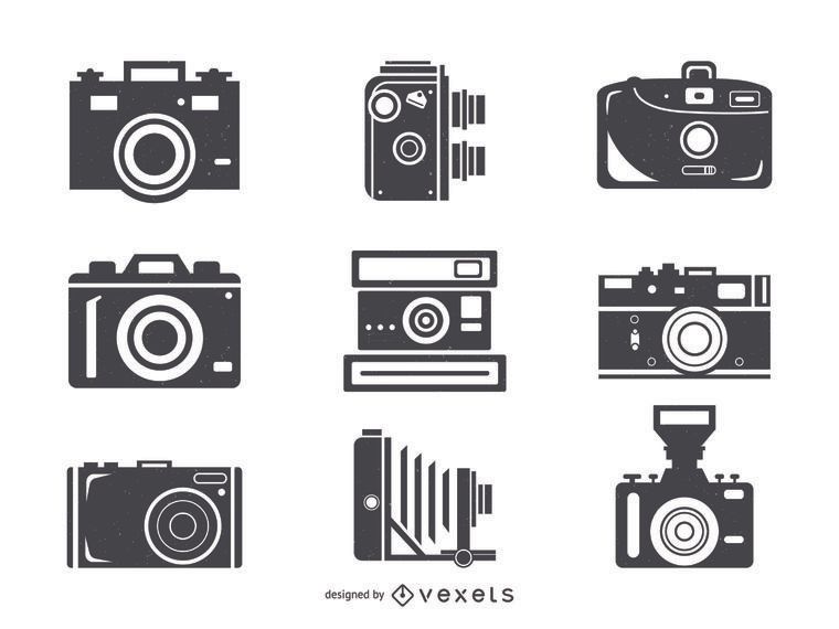 Big camera icon collection Big camera icon collection