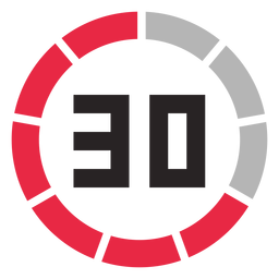 30 minutes counter icon PNG Design Transparent PNG