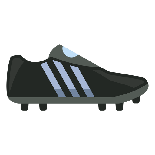 Schwarzes Fußballschuhsymbol PNG-Design