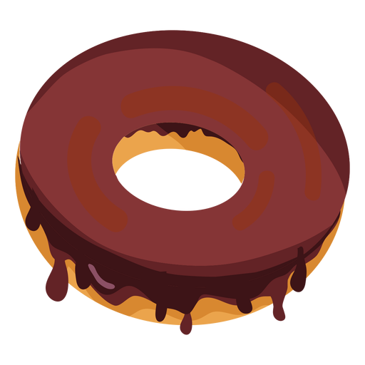 Chocolate doughnut illustration Transparent PNG Chocolate doughnut illustration Transparent PNG