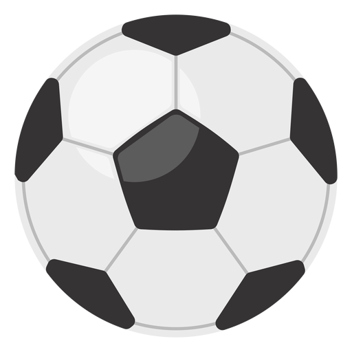 Ícone de bola de futebol clássico Desenho PNG