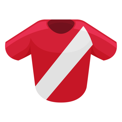Icono de camiseta de f?tbol de costa rica Diseño PNG