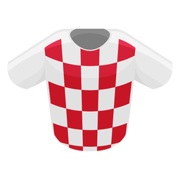 Croatia football shirt icon PNG Design