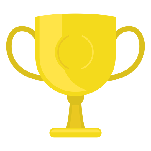 Football championship cup icon PNG Design