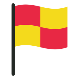 Football offside flag icon PNG Design Transparent PNG