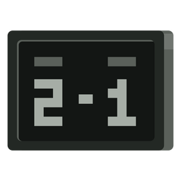Ícone do placar de futebol Desenho PNG