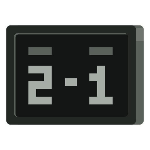 Football scoreboard icon PNG Design