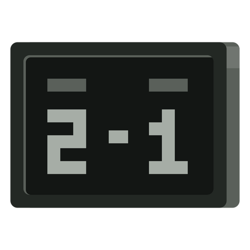 Icono de marcador de fútbol Diseño PNG