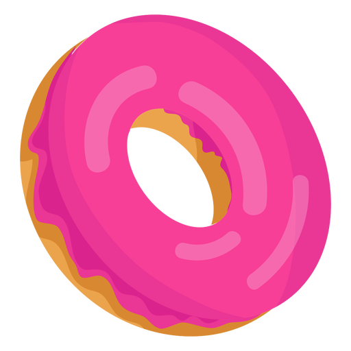 Strawberry doughnut illustration - Transparent PNG & SVG vector file