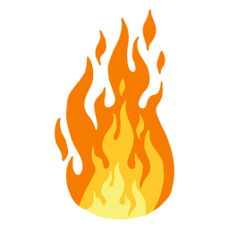Clipart de chamas de fogo Transparent PNG