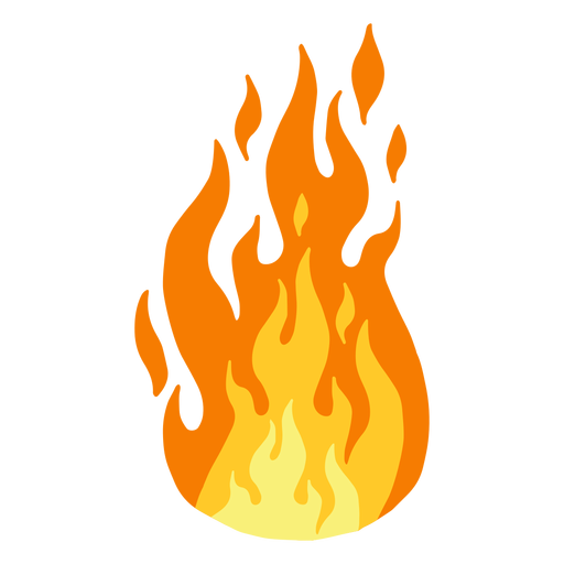 Fire flame clipart PNG Design