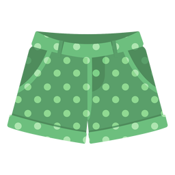 Pantalones cortos verdes lunares Transparent PNG