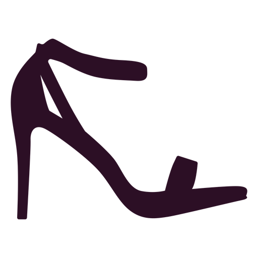 High heel woman shoe PNG Design