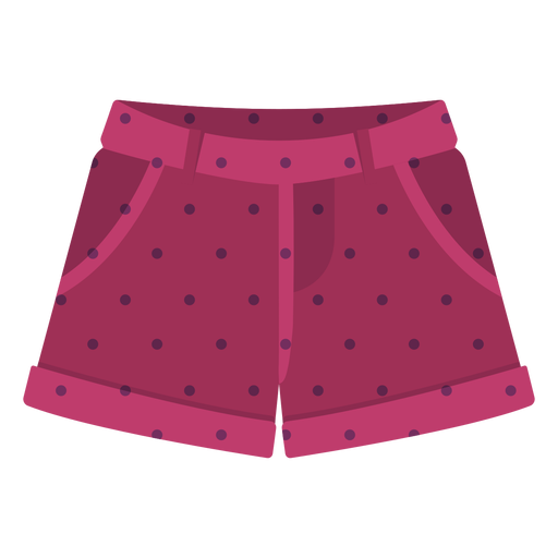 Rote Shorts Punkte PNG-Design