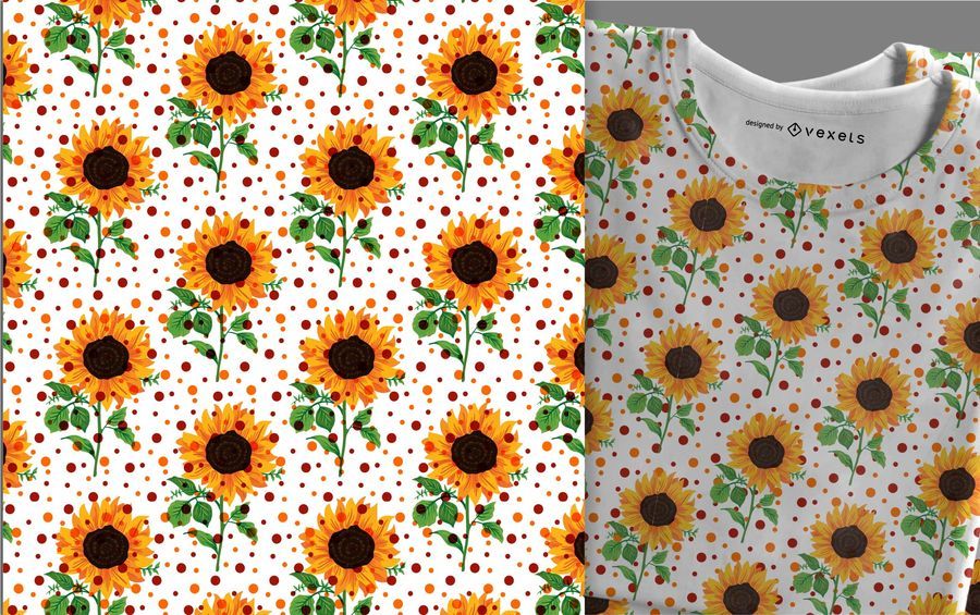 Sunflower pattern merchandise ready Sunflower pattern merchandise ready