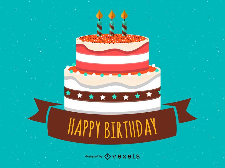 Cartão colorido feliz aniversário Cartão colorido feliz aniversário