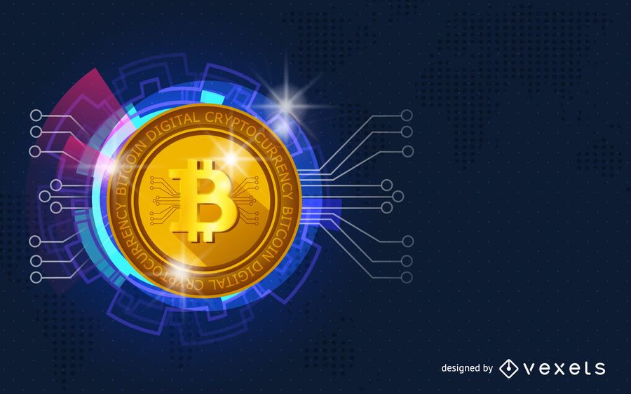 Diseño de encabezado de criptomoneda Bitcoin Diseño de encabezado de criptomoneda Bitcoin