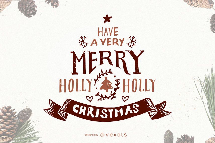 Winter Christmas lettering Winter Christmas lettering