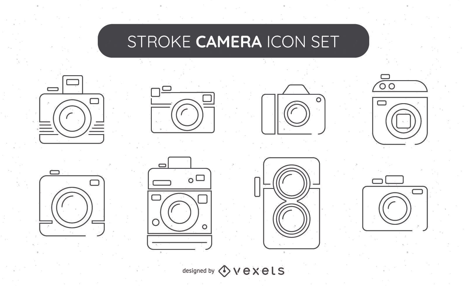 Big collection of camera icons