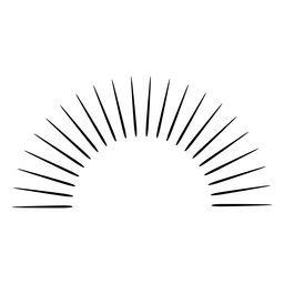Abstract lightburst icon PNG Design