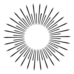 Abstract lightburst rays icon PNG Design