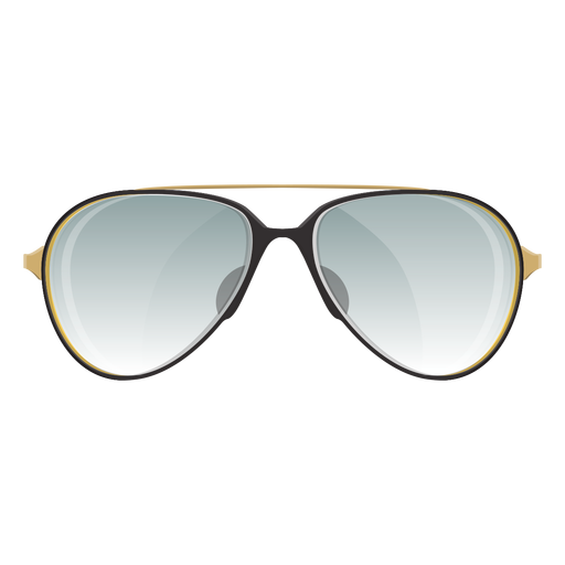 Gafas de sol de aviador Diseño PNG