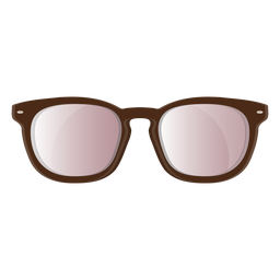 Gafas de sol wayfarer con montura marrón Transparent PNG