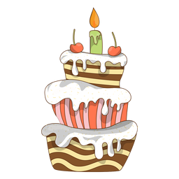 desenho de bolo de aniversário 11434871 PNG