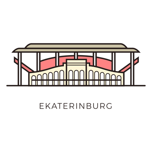 Logo des Fußballstadions Jekaterinburg PNG-Design